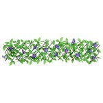 vidaXL Treillis de lierre artificiel extensible 5 Pièces vert 180x20 cm