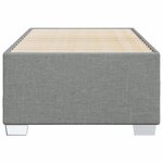 vidaXL Cadre de lit sans matelas gris clair 100x200 cm tissu