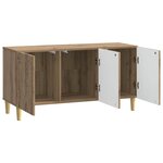 vidaXL Meuble TV 99 x 34 5 x 50 cm Chêne artisanal Bois d'ingénierie