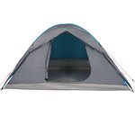 vidaXL Tente de camping à dôme 6 personnes bleu imperméable
