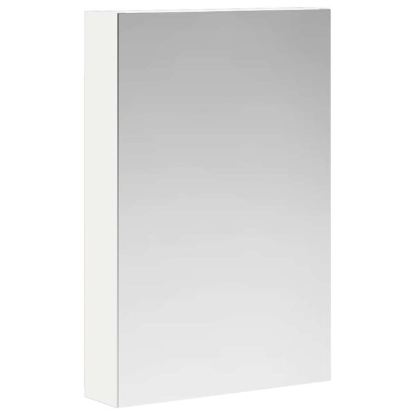 vidaXL Armoire Miroir de Salle de Bain Blanc 40 x 10 5 x 60 5 cm
