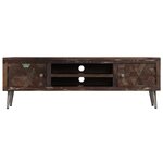 vidaXL Meuble TV Bois de récupération solide 140 x 30 x 45 cm