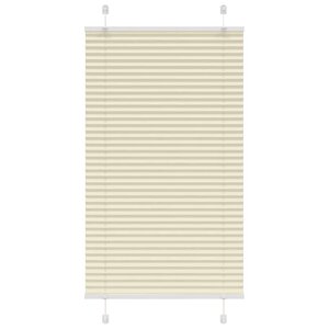 vidaXL Store plissé crème 80x100 cm largeur du tissu 79 4 cm polyester