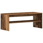vidaXL Meuble TV vieux bois 100x40x40 cm bois d'ingénierie