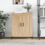 vidaXL Buffet chêne sonoma 69 5x34x90 cm bois d'ingénierie