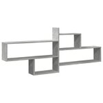 vidaXL Étagère murale gris béton 167 5x18x68 cm bois d'ingénierie