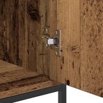 vidaXL Buffet Bois Ancien 70x30x80 cm en Bois Aggloméré et Acier