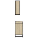 vidaXL Ensemble de meubles de salle de bain 2 Pièces chêne sonoma