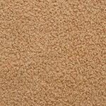 vidaXL Fauteuil sans accoudoirs beige 55 cm tissu imitation laine bouclée