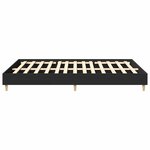 vidaXL Cadre de lit sans matelas noir 150x200 cm bois d'ingénierie