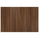 vidaXL Tête de lit Chêne marron 120x1 5x80 cm Bois d'ingénierie