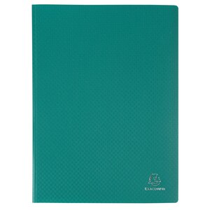 Protège-documents En Polypropylène Souple Opak 200 Vues - A4 - Vert Foncé - X 8 - Exacompta