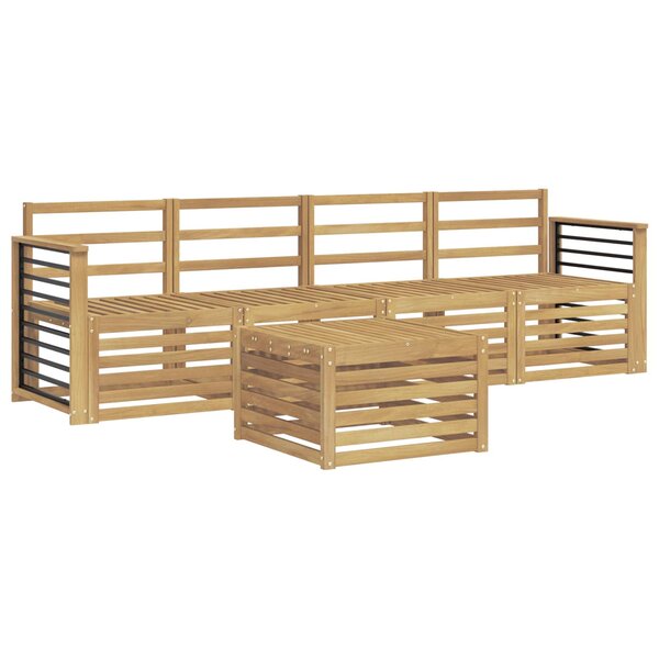vidaXL Ensemble de canapés d'extérieur 5 pc