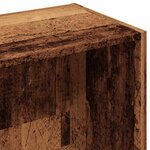 vidaXL Bibliothèque vieux bois 36x30x143 cm Bois d'ingénierie