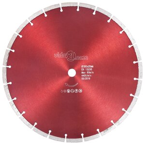 vidaXL Disque de coupe diamanté Acier 350 mm