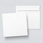 23088 Carte carrée Joyeux Noël avec Enveloppe 15x15cm