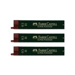 Boîte de 12 mines Super Polymère 9065 S 0 5 mm H x 3 FABER-CASTELL