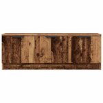 vidaXL Meuble TV vieux bois 102x35x36 5 cm bois d'ingénierie