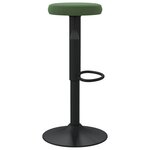 vidaXL Tabourets de bar lot de 2 vert foncé velours