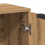 vidaXL Buffet chêne artisanal 60x30x70 cm bois d'ingénierie