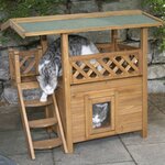 Kerbl Maison de chat Lodge 77x50x73 cm