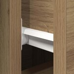 vidaXL Buffet chêne artisanal 101.5 x 35 x 70 cm Bois d'ingénierie