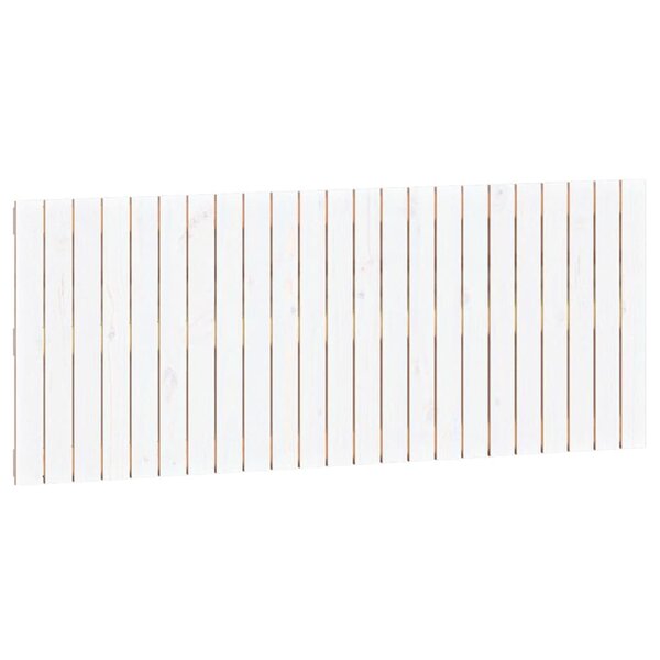 vidaXL Tête de lit murale Blanc 147x3x60 cm Bois massif de pin