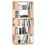 vidaXL Bibliothèque/Séparateur de pièce 80x25x163 5 cm Pin solide