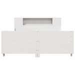 vidaXL Cadre de lit sans matelas blanc 160x200 cm bois de pin massif
