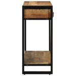 Table console vidaXL 90x33x75 cm en bois de manguier massif