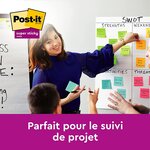 Pack 12 Bloc-note adhésif Super Sticky Notes  48 x 48 mm Ultra POST-IT