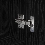 vidaXL Haut de meuble en chêne noir 45x42.5x185 cm Bois d'ingénierie