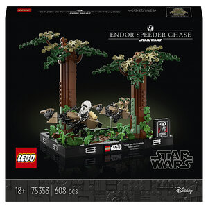 75353 LEGO® Star Wars™ Diorama de la course-poursuite en speeder sur endor™
