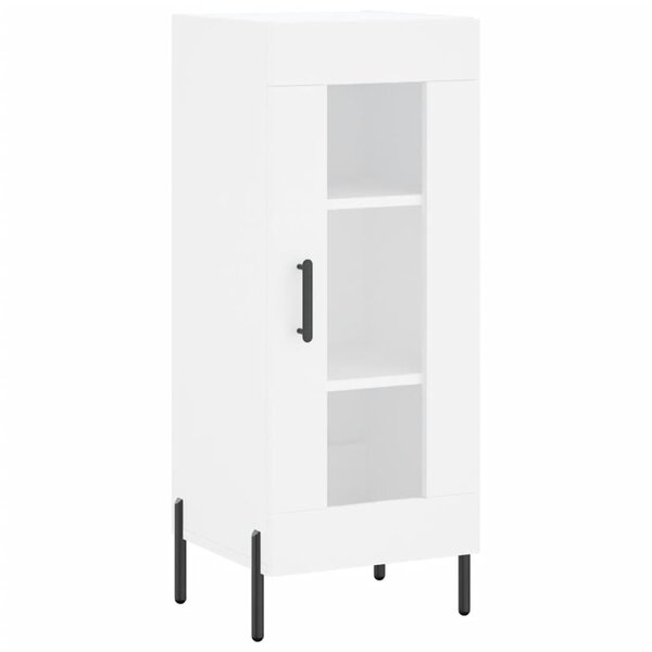vidaXL Buffet blanc 34 5x34x90 cm bois d'ingénierie
