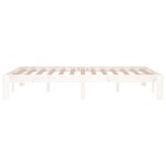 vidaXL Cadre de lit sans matelas blanc 120x190 cm