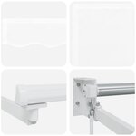 vidaXL Auvent Blanc 300 x 250 x 165 cm Polyester