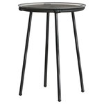 vidaXL Ensemble de salle à manger pour jardin 3 Pièces Marron et Crème