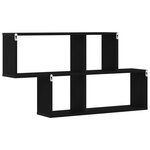 Armoire murale en chêne noir vidaXL 76x15x53 cm en bois d'ingénierie