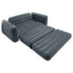 Intex Chaise coulissante 203x231x66 cm Gris foncé
