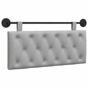 vidaXL Tête de lit suspendue Gris nuage Tissu