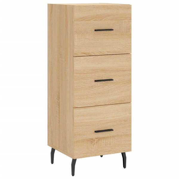 vidaXL Buffet Chêne sonoma 34 5x34x90 cm Bois d'ingénierie