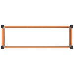 vidaXL Jardinière surélevée Marron 100 x 30 x 36 cm WPC et Aluminium