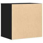 vidaXL Commode d'angle noir 60x41x58 cm bois d'ingénierie