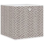 vidaXL Boîtes de rangement pliables 10 Pièces 32x32x32 cm tissu intissé