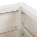 vidaXL Jardinière blanc 80x36x35 cm PP