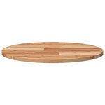 vidaXL Dessus de table rond Ø60x2 cm bois massif d'acacia