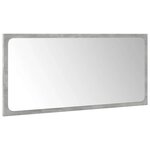 vidaXL Ensemble de meubles de salle de bain 3 Pièces gris béton