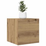 vidaXL Meubles TV muraux 2 Pièces chêne artisanal 30 5x30x30 cm