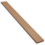 vidaXL Panneaux de terrasse creux et accessoires WPC 30 m² 2 2 m Teck