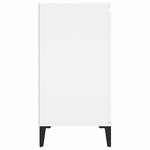 vidaXL Buffet blanc 102x35x70 cm bois d'ingénierie